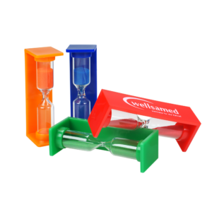 wellsamed Zahnputzuhr mit eckigem Gehäuse