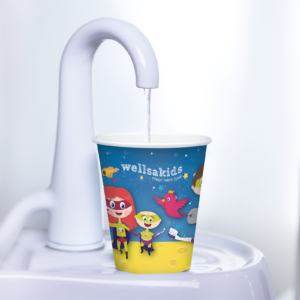 wellsacup Trinkbecher Papier wellsakids, 1.000 Stück