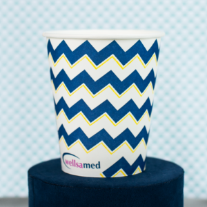 wellsacup Trinkbecher Papier ZickZack, 1.000 Stück