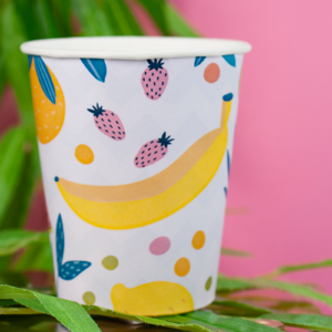 wellsacup Trinkbecher Papier Sommer, 1.000 Stück